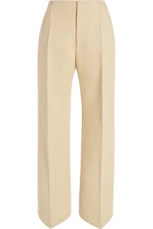 Bottega Veneta Curved Mélange-Knit Trousers - - IT 46 - Moda Operandi