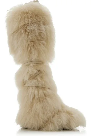 Moncler Gaia Over-The-Knee Shearling Snow Boots - - IT 38 - Moda Operandi