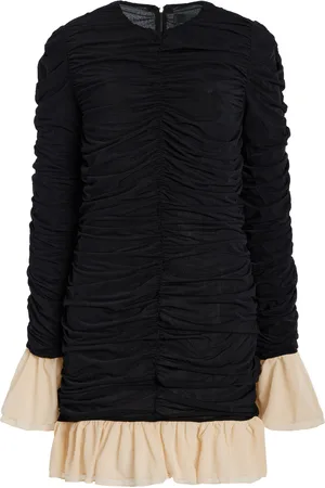 ROTATE Ruched Mini Dress - - EU 32 - Moda Operandi