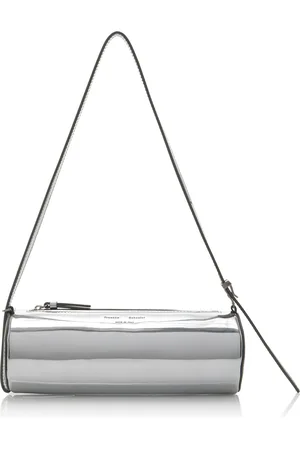 Proenza Schouler Silo Metallic Barrel Bag - - OS - Moda Operandi