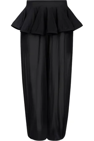 Alaïa Knit Tapered Peplum Pants - - FR 38 - Moda Operandi