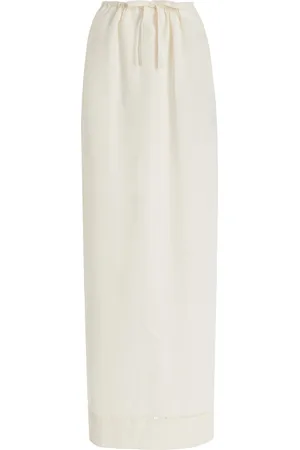 Prada Linen Maxi Skirt - - IT 38 - Moda Operandi