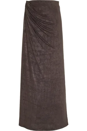 Significant Other Priya Draped Crepe Maxi Skirt - - US 4 - Moda Operandi