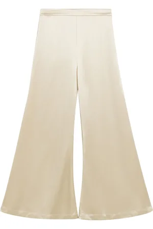 By Malene Birger Lucee Satin Wide-Leg Pants - - FR 40 - Moda Operandi