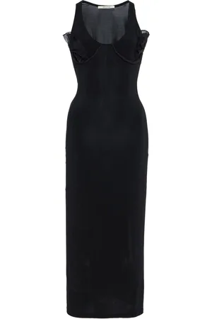 Nensi Dojaka Petal-Detailed Midi Tank Dress - - XS - Moda Operandi