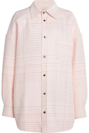 Bottega Veneta Striped Stretch-Crepe Shirt - - IT 40 - Moda Operandi