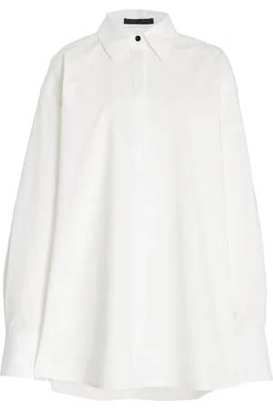 Proenza Schouler Addy Cotton Poplin Top - - US 8 - Moda Operandi