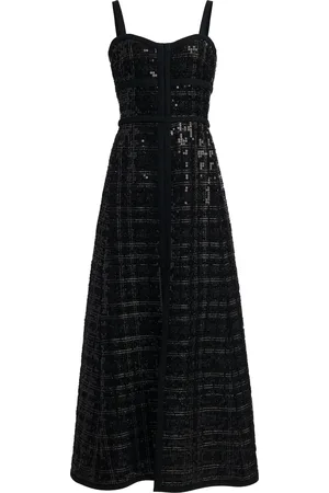 Giambattista Valli Sequined Tweed Maxi Dress - - IT 40 - Moda Operandi