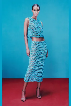 Safiyaa Savyn Knit Crop Top - - FR 38 - Moda Operandi