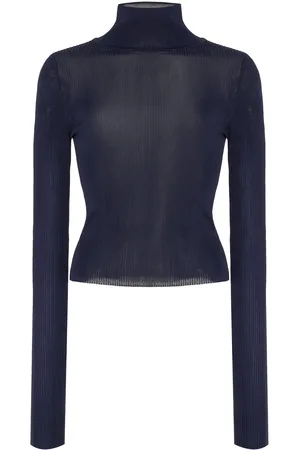 BRANDON MAXWELL The Cooper Ribbed-Knit Turtleneck Sweater - - M - Moda Operandi