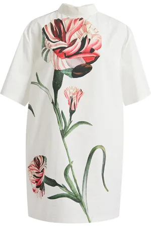 Giambattista Valli Printed Cotton Poplin Mini Dress - - IT 38 - Moda Operandi