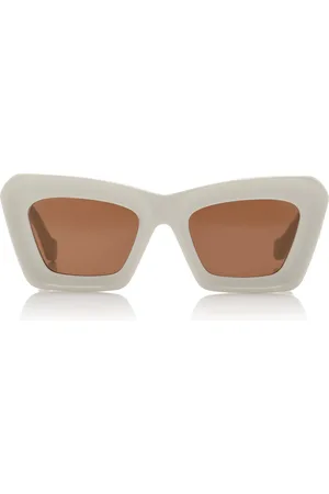 Loewe Anagram Oversized Square-Frame Acetate Sunglasses - - OS - Moda Operandi