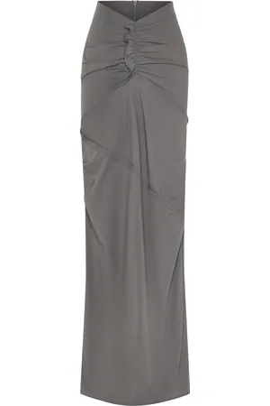Paris Georgia Ruffled Stretch-Nylon Maxi Skirt - - XS - Moda Operandi