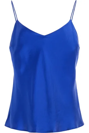 ASCENO The Milos Silk-Charmeuse Camisole Top - - XS - Moda Operandi