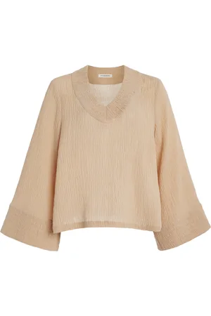 By Malene Birger Moon Ramie-Cotton Top - - EU 36 - Moda Operandi