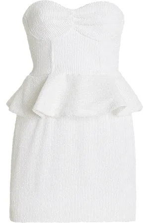 ROTATE Peplum Sequin Mini Dress - - EU 32 - Moda Operandi