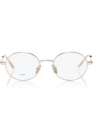Loewe Round-Frame Metal Glasses - - OS - Moda Operandi