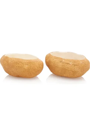 Moda Domus Set-of-Two Ceramic Potato Bowls - - Moda Operandi