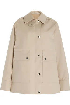 BRANDON MAXWELL The Celine Oversized Cotton-Gabardine Jacket - - XS/S - Moda Operandi