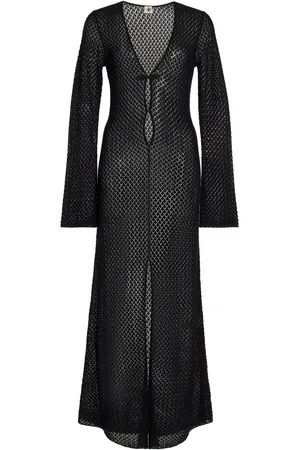 THE GARMENT Tanzania Pointelle-Knit Organic Cotton Maxi Dress - - UK 12 - Moda Operandi