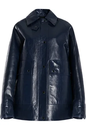 BRANDON MAXWELL The Jesi Oversized Leather Jacket - - XS/S - Moda Operandi