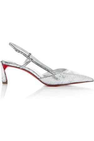 Christian Louboutin Condoroline 55mm Patent Leather Slingback Pumps - - IT 36 - Moda Operandi