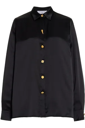 FRANCOISE Exclusive Constance Deadstock Silk Crepe Button-Up Shirt - - FR 34 - Moda Operandi