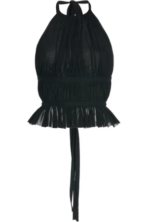 Tae Park Exclusive Silk-Chiffon Wrap Top - - XS/S - Moda Operandi