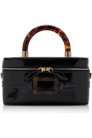 Roger Vivier Mini Belle Vivier Leather Vanity Bag - - OS - Moda Operandi