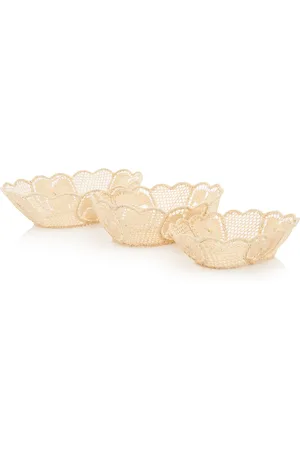 Moda Domus Set-of-Three Wicker Nesting Bowls - - Moda Operandi