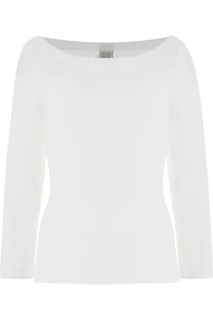 Flore Flore Exclusive Steffi Boat Neck Organic Cotton Top - - XL - Moda Operandi