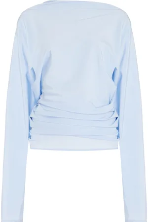 Proenza Schouler Keegan Silk-Blend Top - - US 2 - Moda Operandi
