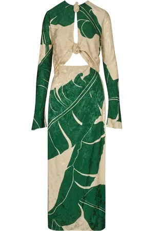JOHANNA ORTIZ Into The Wild Knotted Maxi Dress - - US 0 - Moda Operandi