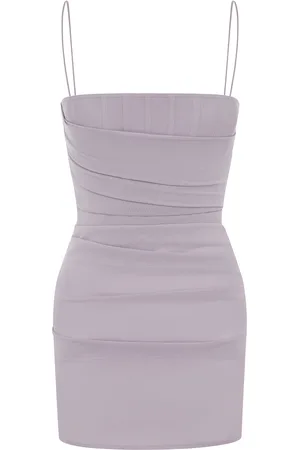 ALEX PERRY Power Mesh Mini Dress - - UK 6 - Moda Operandi