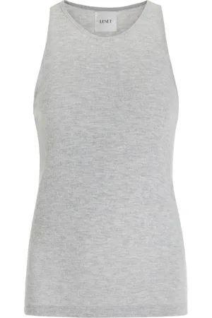 Leset Lauren High-Neck Tank Top - - M - Moda Operandi