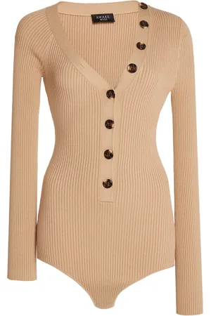 A.W.A.K.E. MODE Ribbed-Knit Body Suit - - S - Moda Operandi