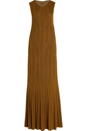 ADAM LIPPES Ribbed Silk Maxi Dress - - XS - Moda Operandi