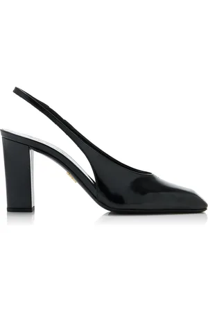 Prada Leather Slingback Pumps - - IT 37 - Moda Operandi