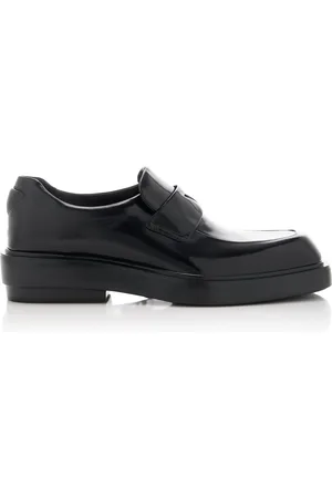 Prada Leather Loafers - - IT 36 - Moda Operandi