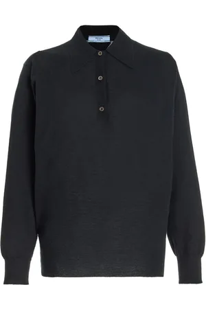 Prada Cashmere Polo Sweater - - IT 36 - Moda Operandi