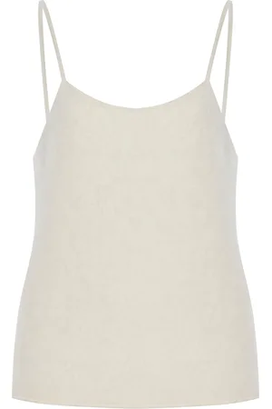 Lisa Yang Moira Brushed Cashmere Tank Top - - 0 - Moda Operandi