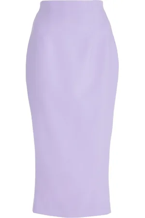 Sergio Hudson Wool Midi Pencil Skirt - - US 8 - Moda Operandi