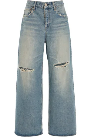 Moussy Hempstead Super-Wide Jeans - - 24 - Moda Operandi