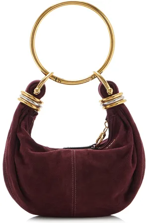Chloé Bracelet-Handle Suede Shoulder Bag - - OS - Moda Operandi