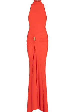 Silvia Tcherassi Frances Gathered Jersey Gown - - M - Moda Operandi