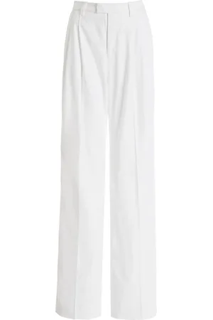 Favorite Daughter Exclusive Low Favorite Pleated Linen Wide-Leg Pants - - US 10 - Moda Operandi