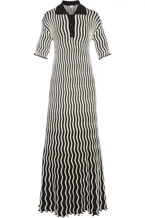 Bottega Veneta Ribbed Wool-Blend Maxi Dress - - XS - Moda Operandi
