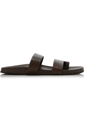 The Row Hugh Leather Sandals - - IT 37 - Moda Operandi