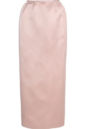 DELPOZO Exclusive Architectural Silk-Satin Maxi Skirt - - FR 34 - Moda Operandi