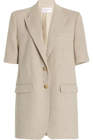 Michael Kors Double-Breasted Boyfriend Blazer - - US 2 - Moda Operandi